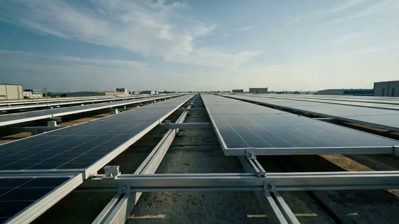 Fivefold Renewable Solar Energy Installation